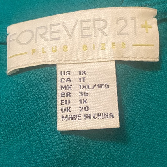 Forever 21+ Turquoise Sheath Dress with Cut-outs - Picture 9 of 10